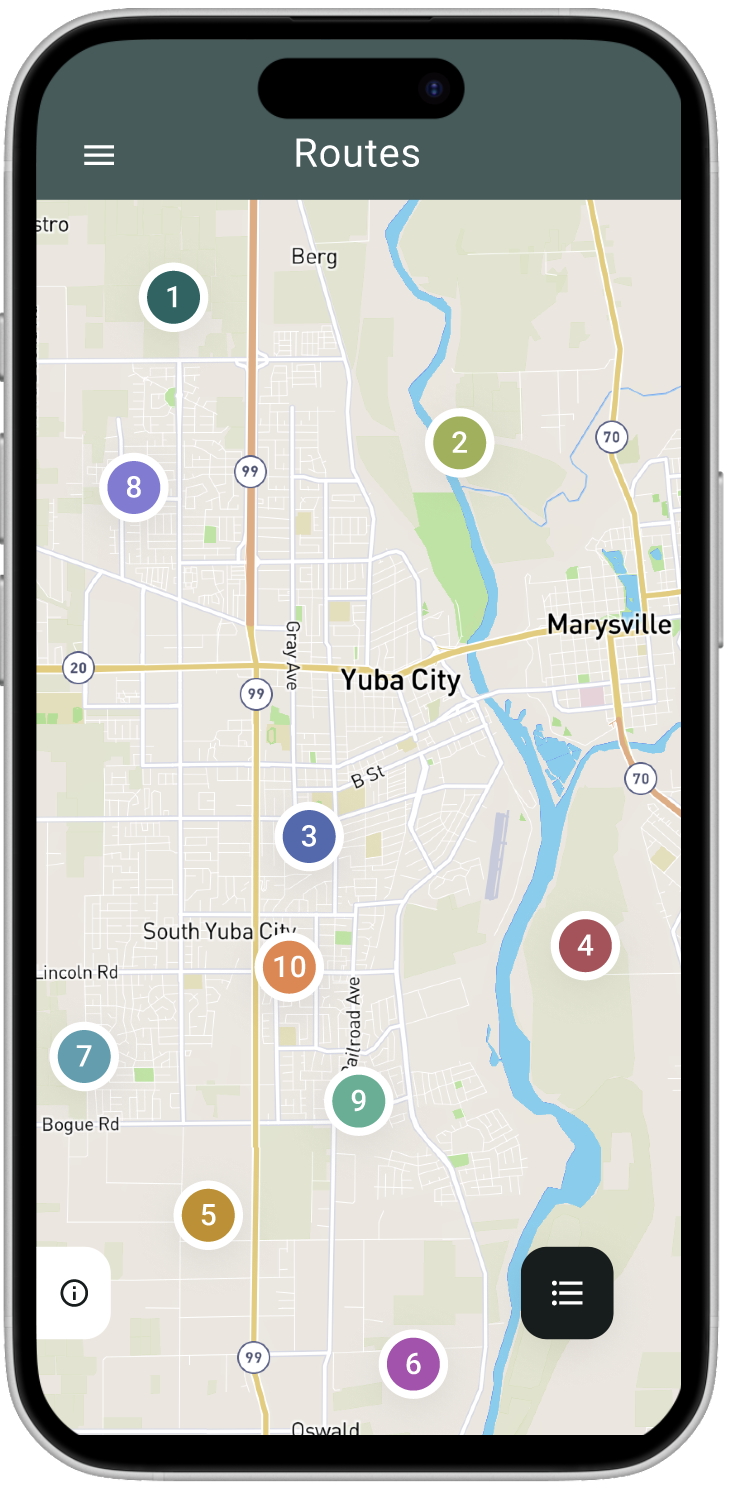 Map View — Before redesign