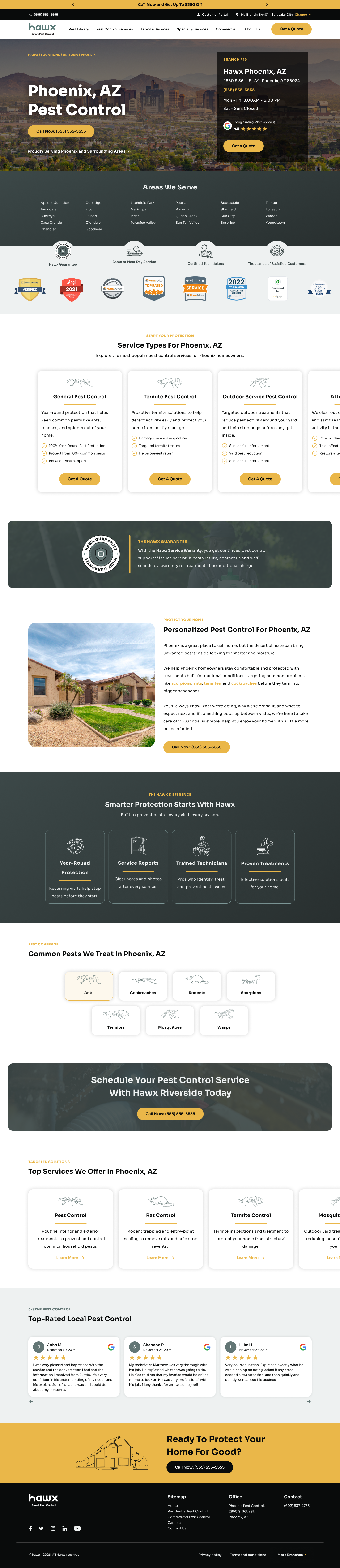 Branch / City Page — After redesign